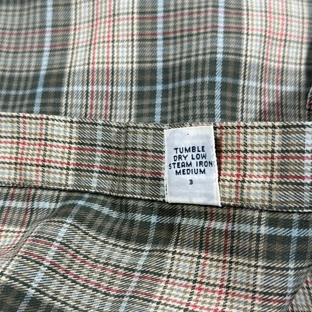 Polo Ralph Lauren Lowell Sport Mens M Green Plaid Cotton Button Up Twill Shirt